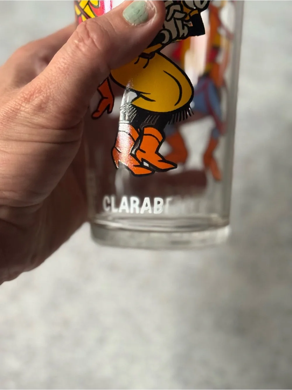 Vintage 1978 Pepsi Collector Series Disney Horace & Clarabelle Drinking Glass